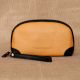 Handcrafted Peach Charcoal Clutches Leather Refined Radiant